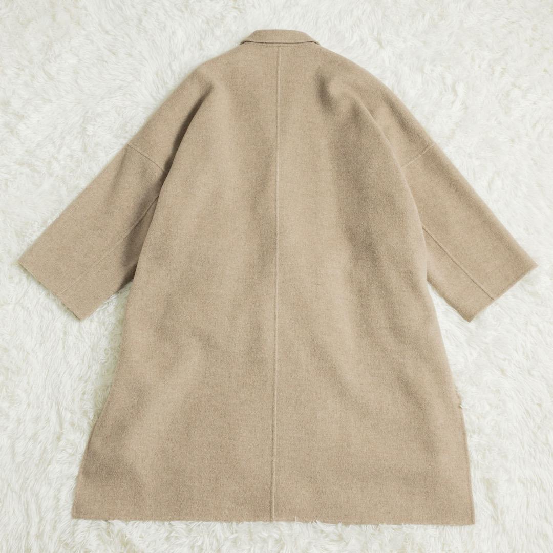 美品 GALLARDAGALANTE カシミヤハーフワイドコート ベージュ