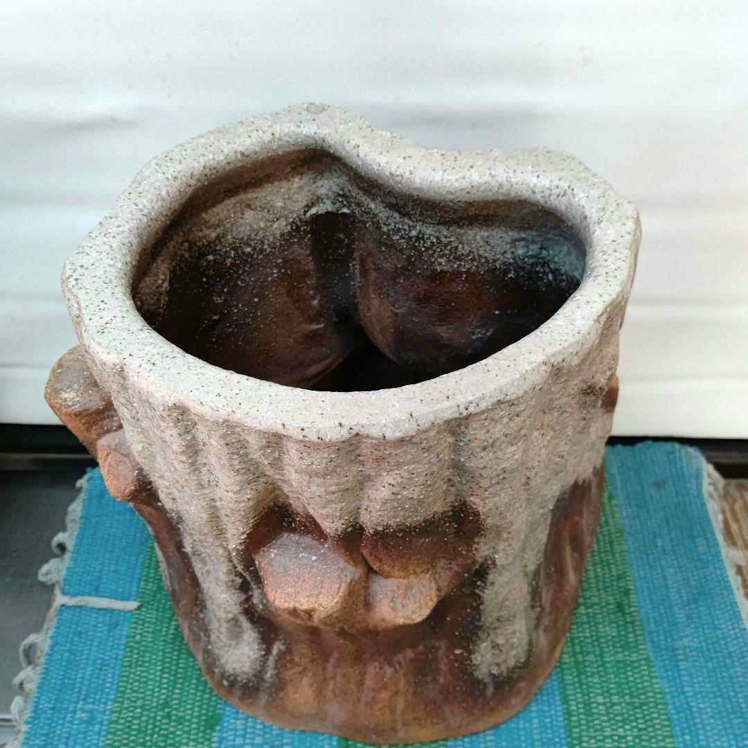 40森のフクロウさん達大きな傘立て01
