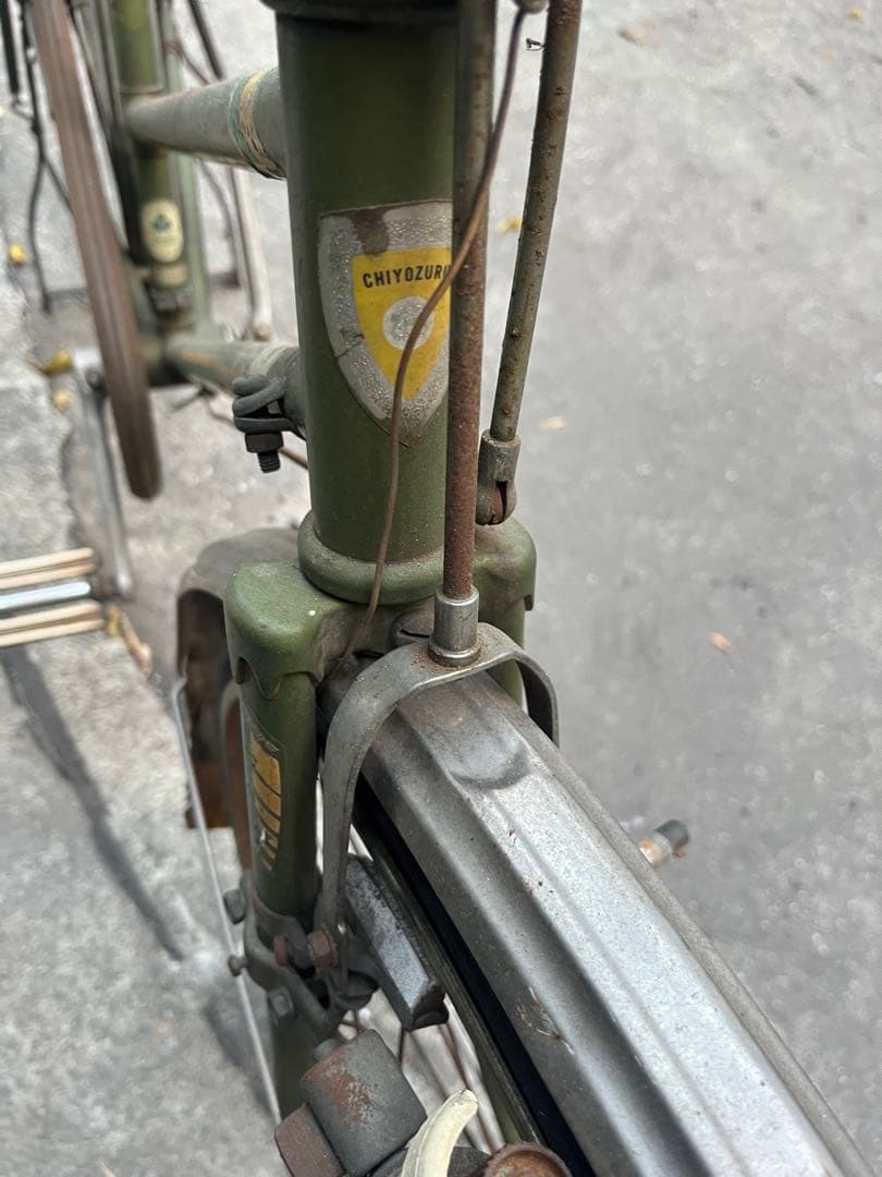 中古品　直接引き取り　ジャンク　昭和レトロ　千代鶴　自転車　千代鶴自転車
