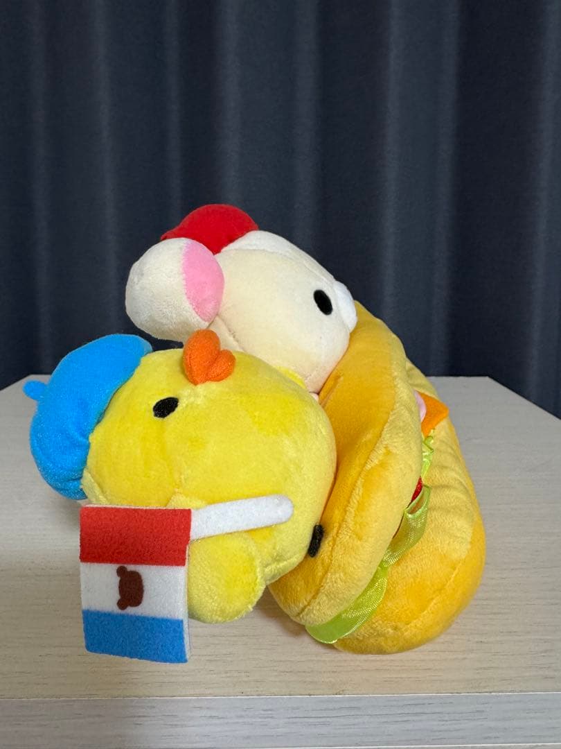 リラックマ＆コリラックマ＆キイロイトリ サンドイッチぬいぐるみ タグ付ストア限定
