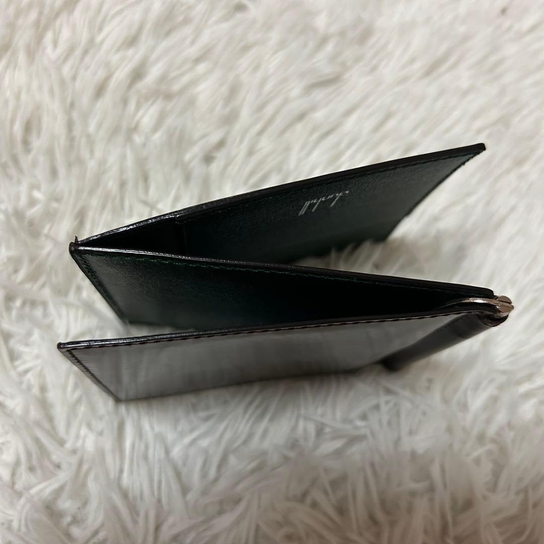 ⭐️極美品⭐️ダンヒル マネークリップ エナメル 二つ折り メンズ ブラウン