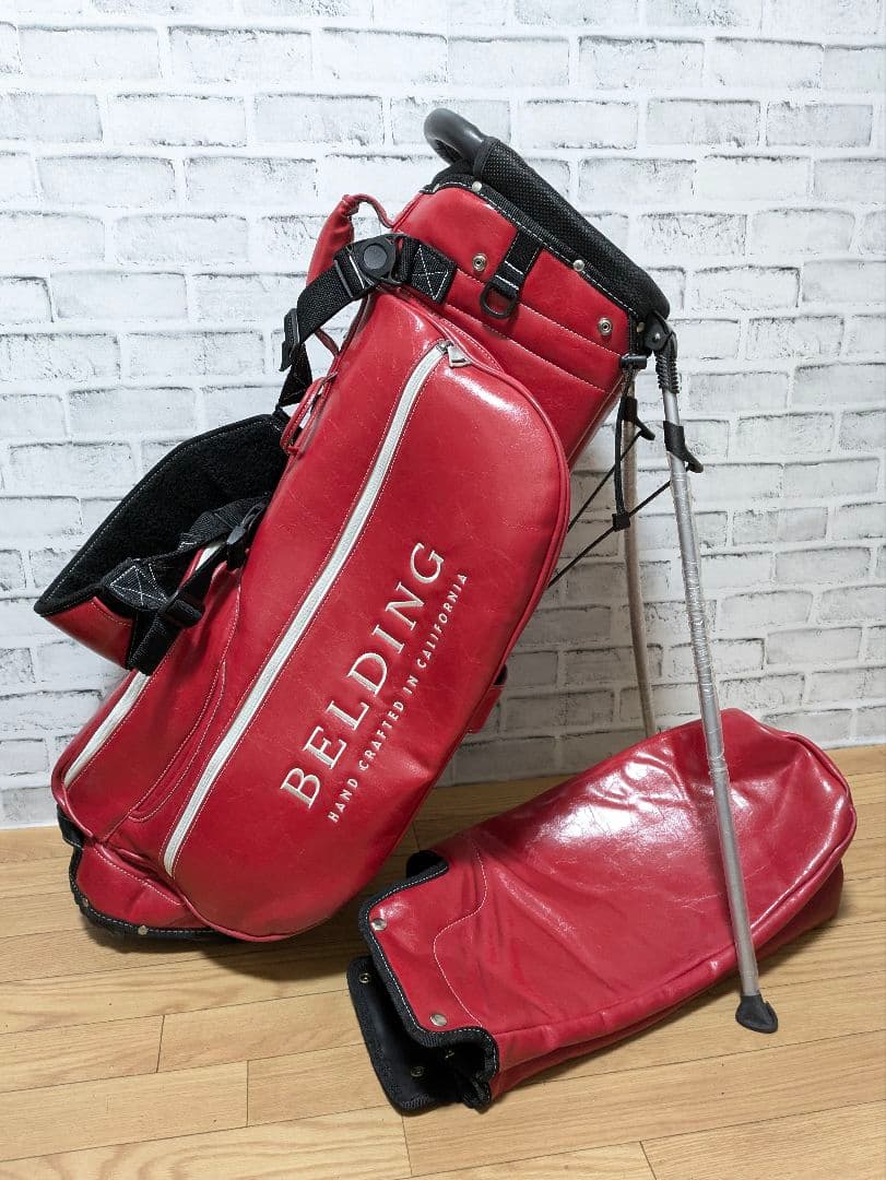 専用★ベルディング　キャディバック　スタンド式　レッド　赤