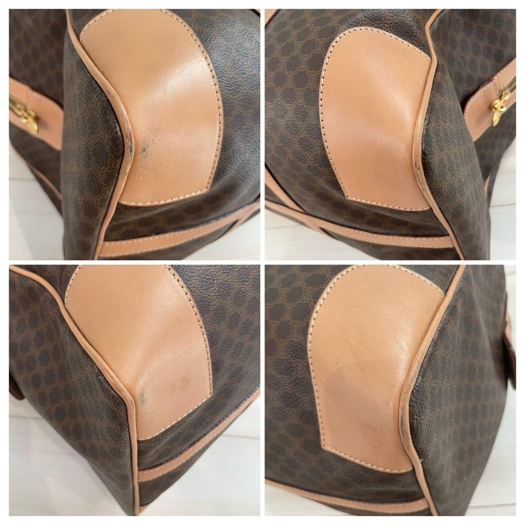 CELINE マカダム トリオンフ ボストンバッグ