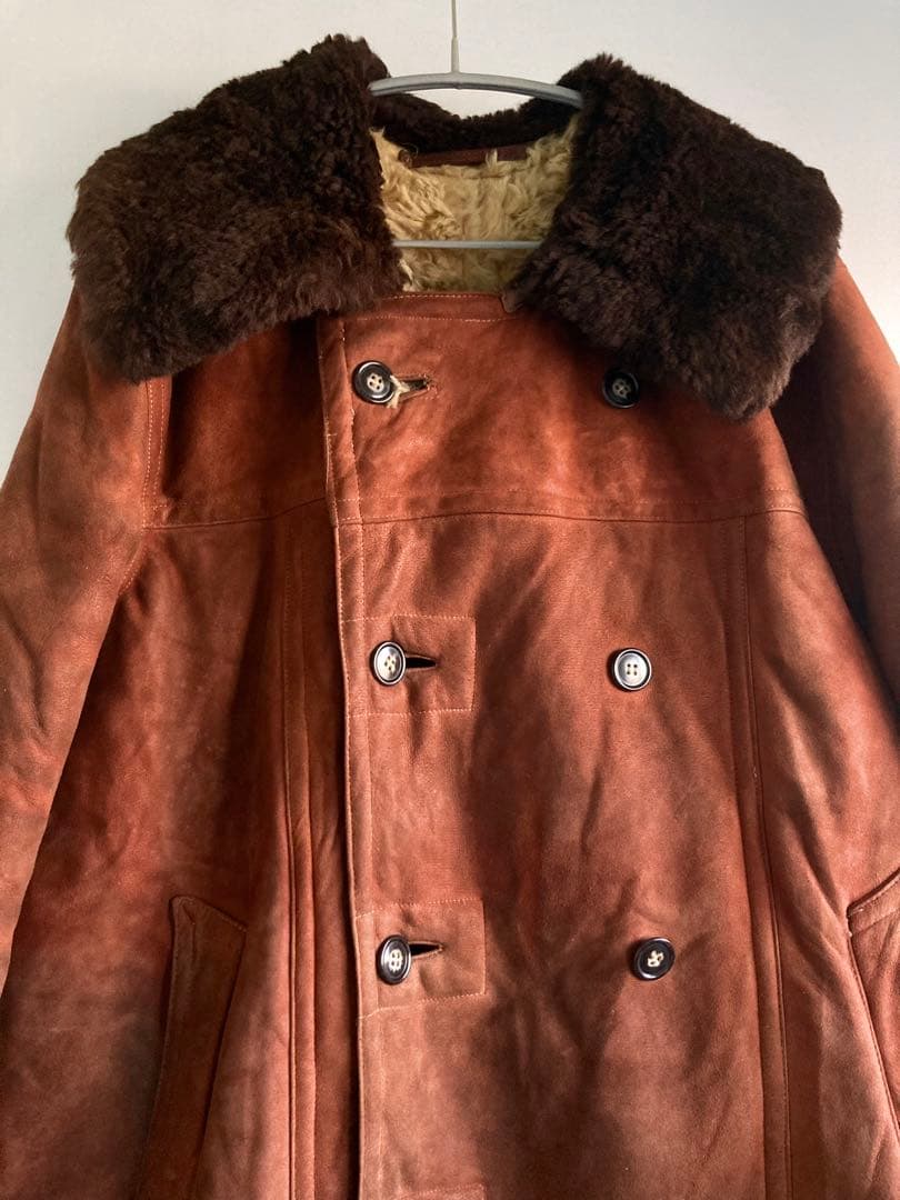ジャケット・アウター 50s Unknown Euro Military Sheepskin Coat