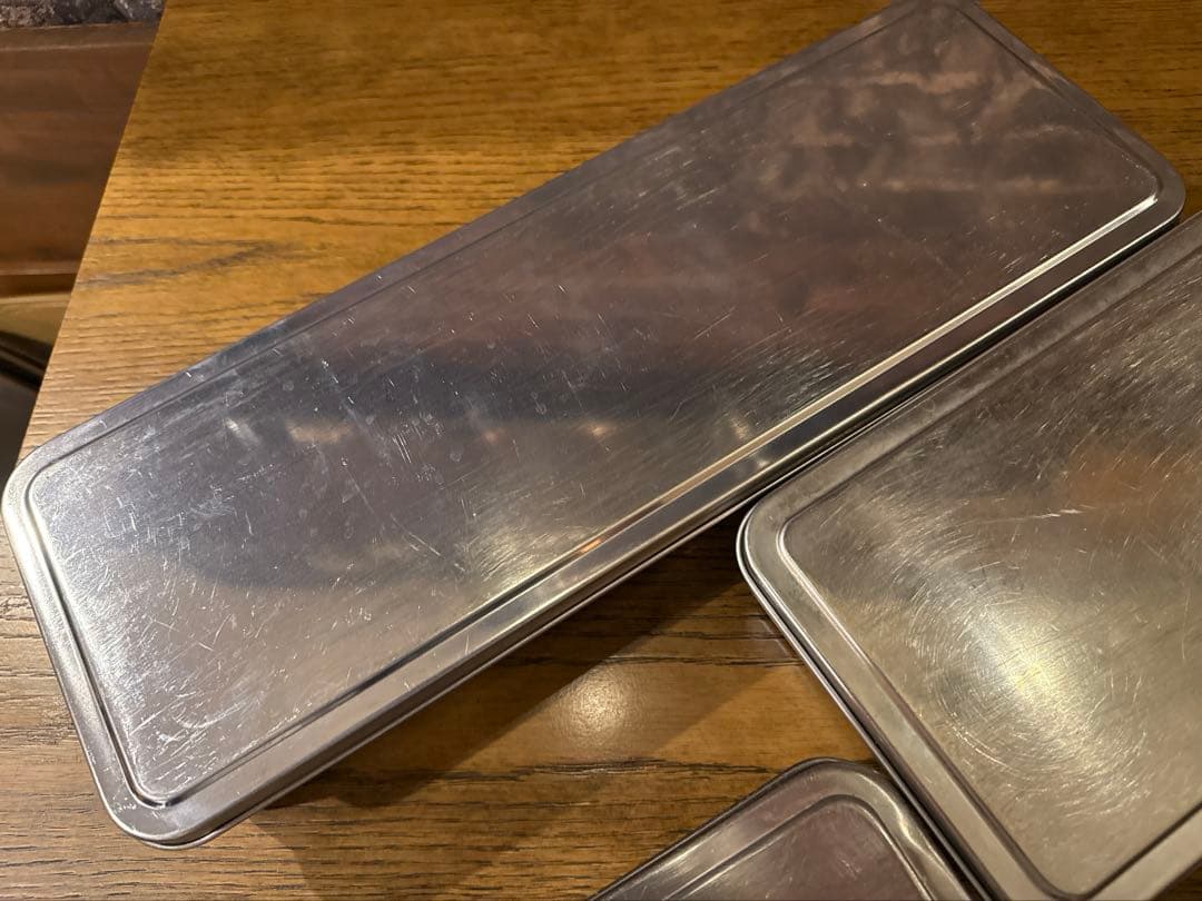 【中古美品】飲食店 ステンレス製 バット 大小13点セット 薬味入れ 調味料入れ