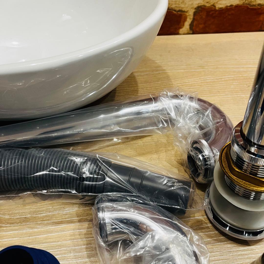 K2490【楕円形】洗面器 シングルレバー