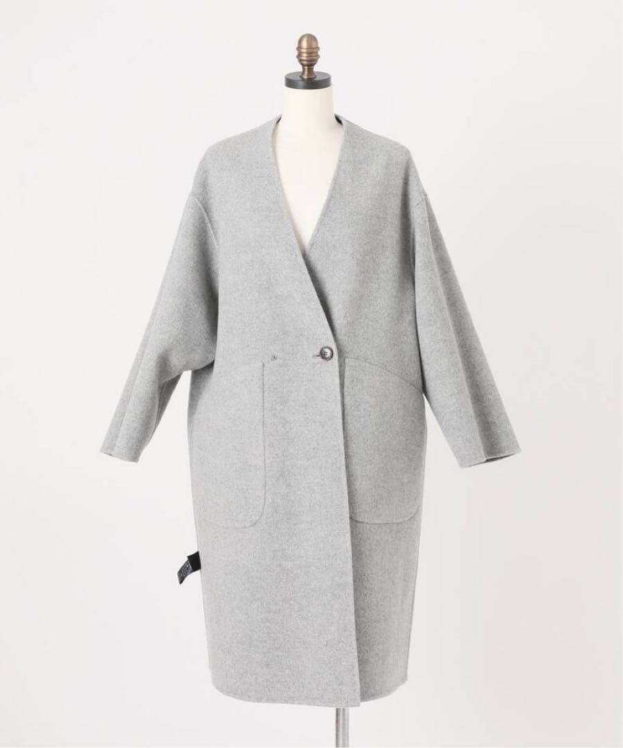 IENA イエナ 新品タグ付き モッサーダブルフェイスVネックコート 36