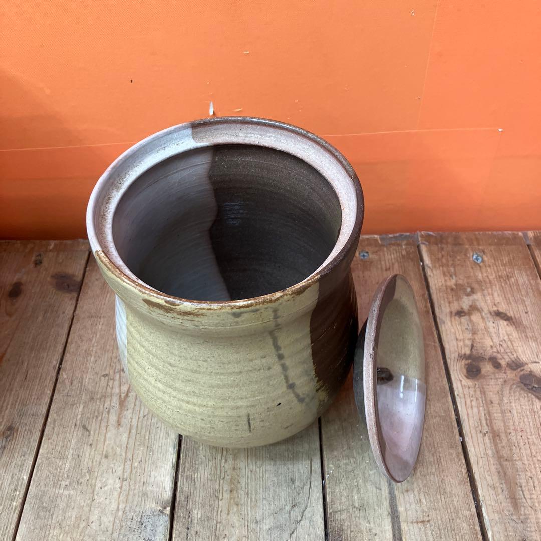 C-壁 茶道具 昇丈作 水指 茶道 陶器 陶磁器 工芸品 美術品 骨董 古道具和