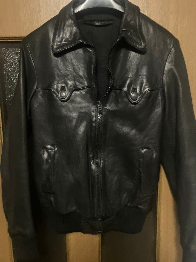 サルバトーレサントロ　レザー　ライダース　ブルゾン