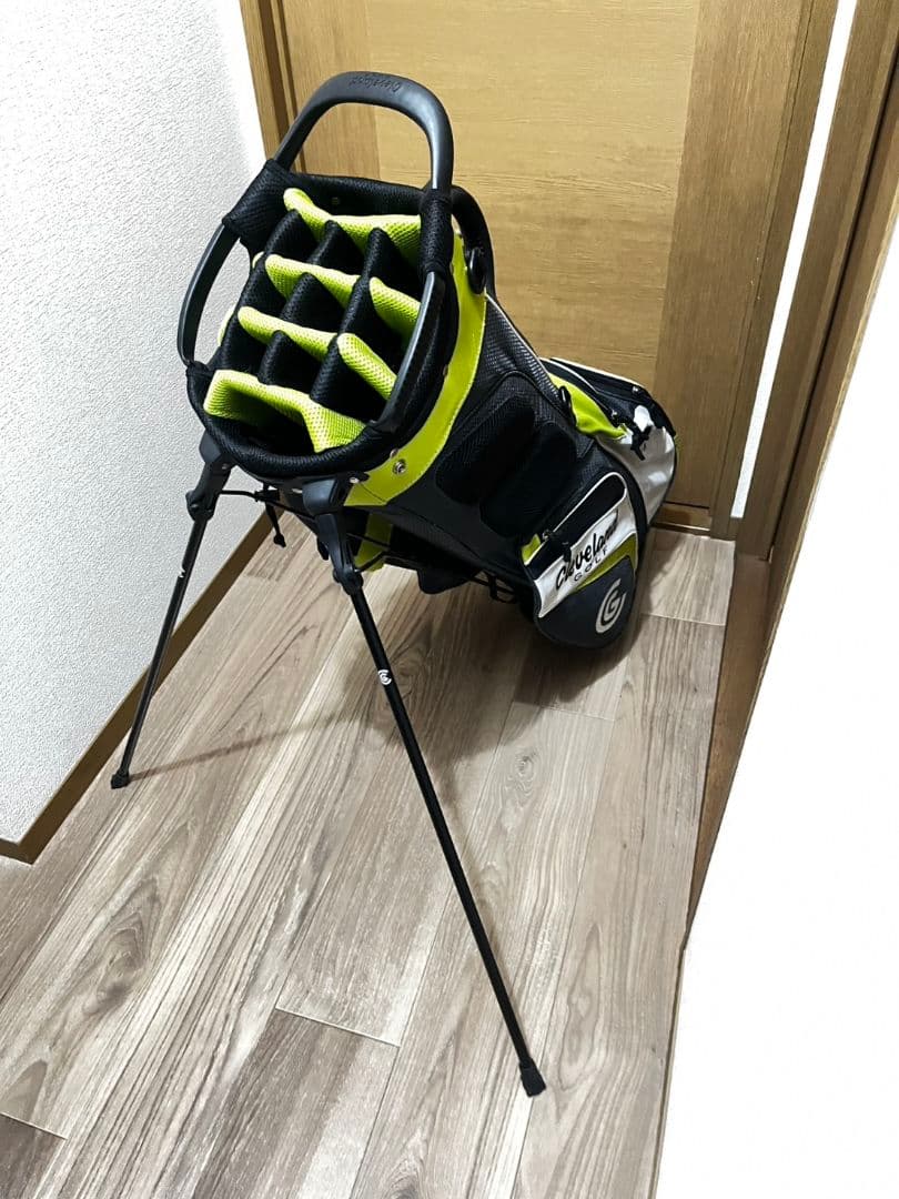 Cleveland Golf キャディバッグ ブラック/ライム