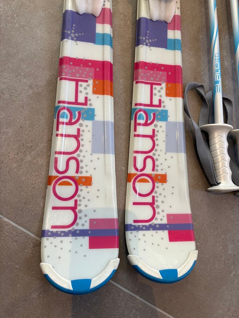 Hanson 子供用スキーセット 板120cm 靴21〜22cm