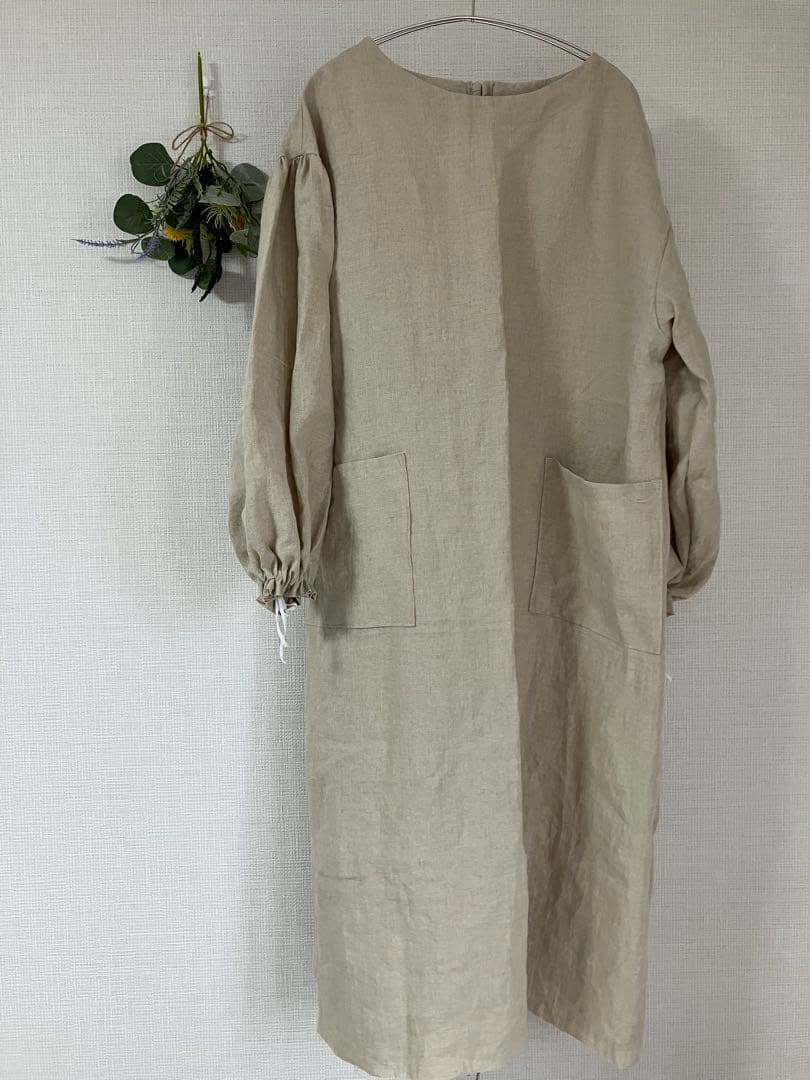 長袖　割烹着　エプロン　38