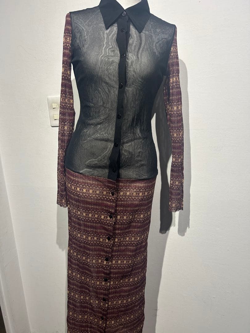 チ*ー様 jean paul gaultier ゴルチェ　パワーネットワンピース