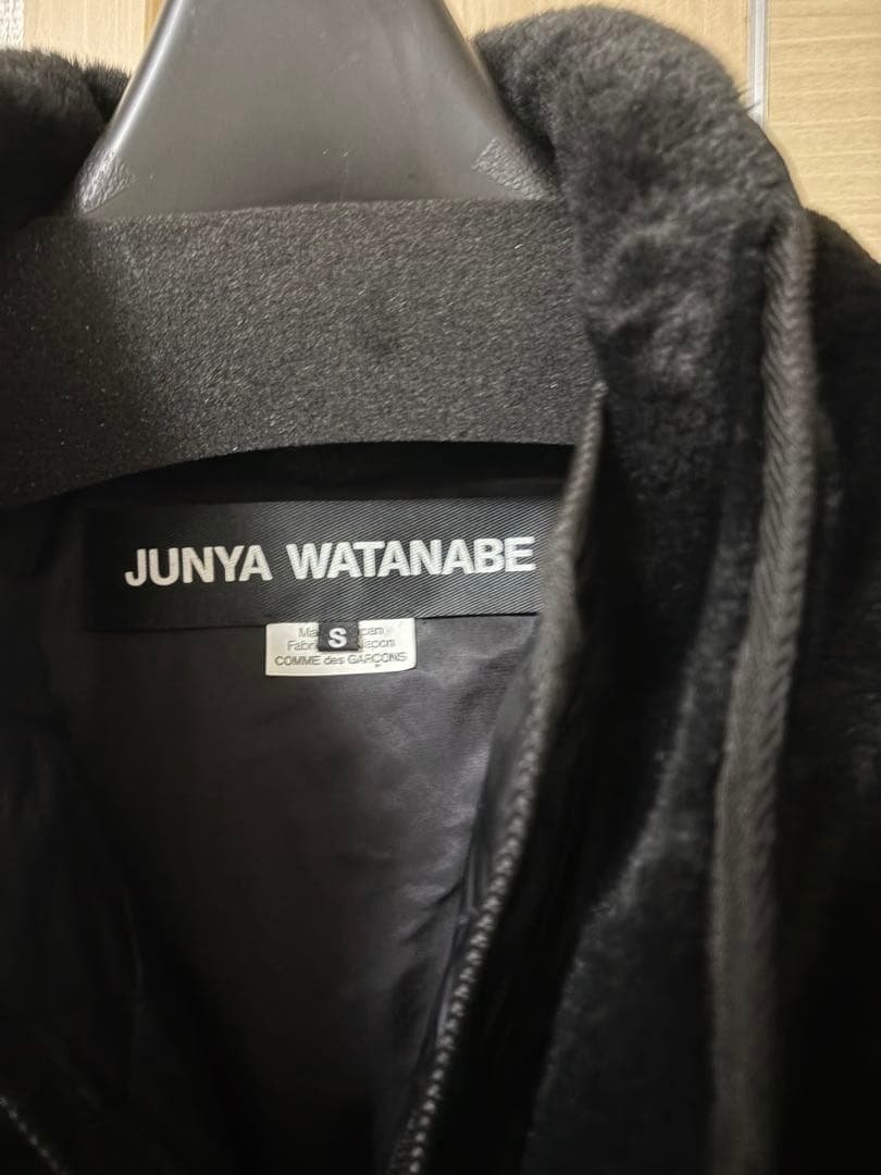 JUNYA WATANABE ジュンヤワタナベフェイクファー×キルティングコード