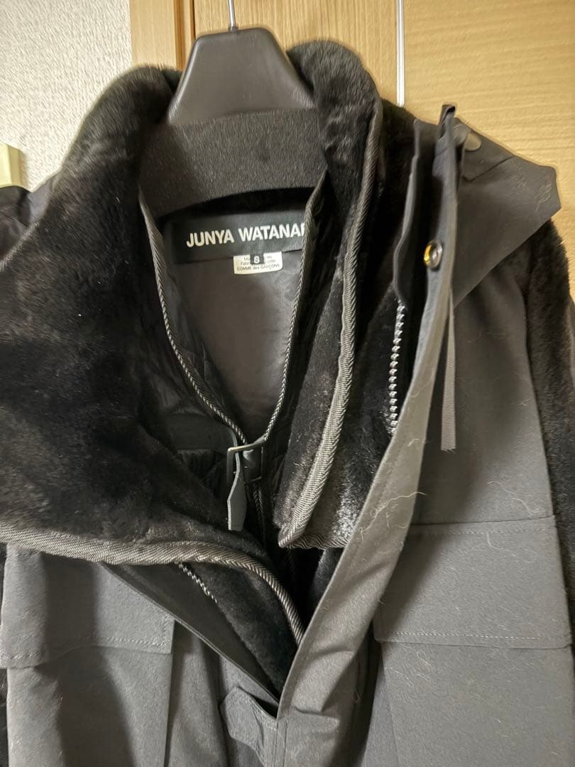 JUNYA WATANABE ジュンヤワタナベフェイクファー×キルティングコード