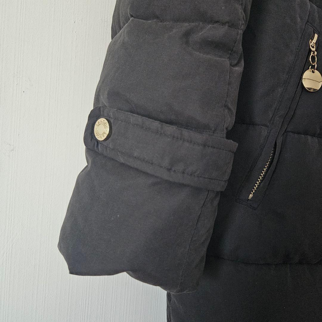 ​【La Mode】軽量ダウンコート 黒 サイズ40 ダウン90%　手洗い可能