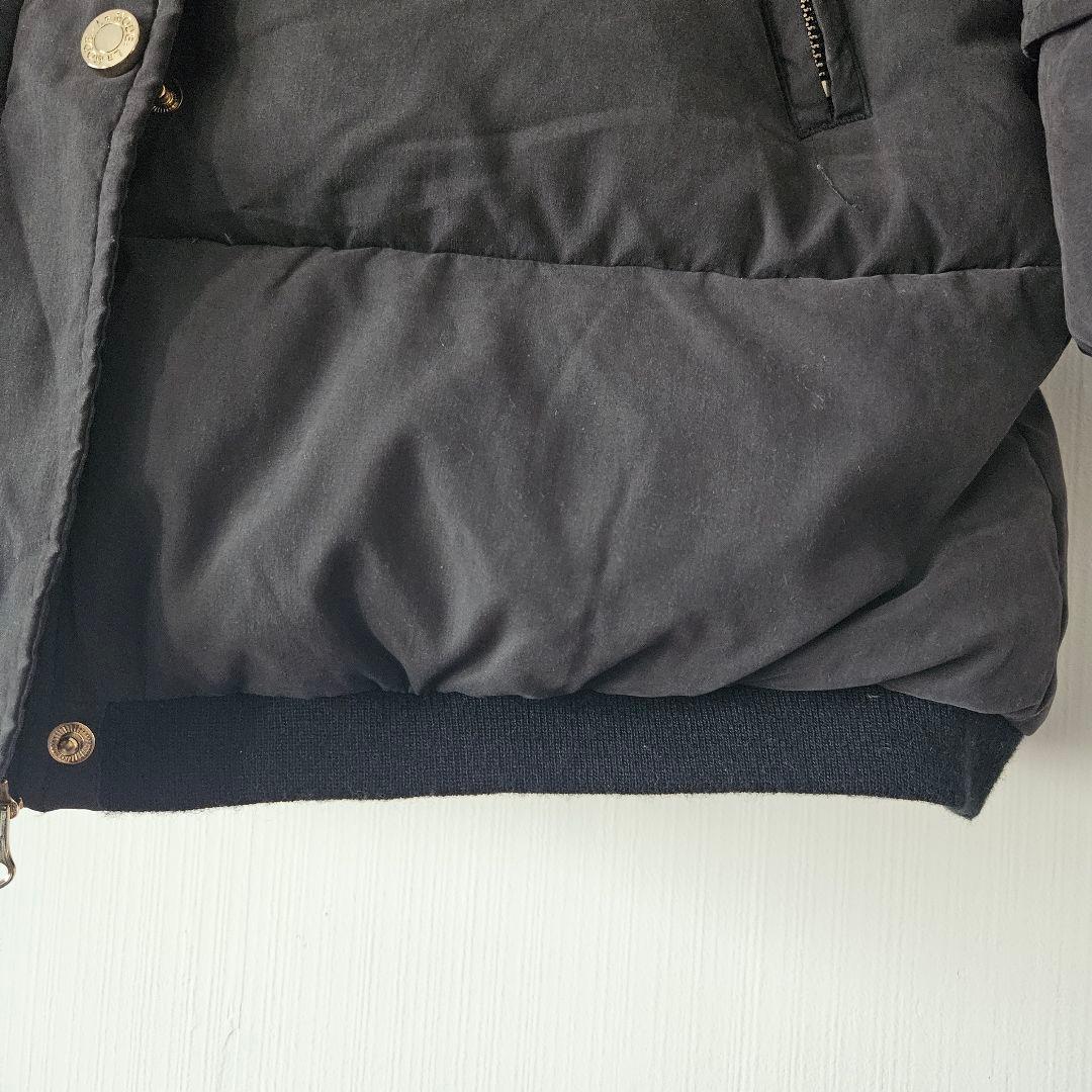 ​【La Mode】軽量ダウンコート 黒 サイズ40 ダウン90%　手洗い可能