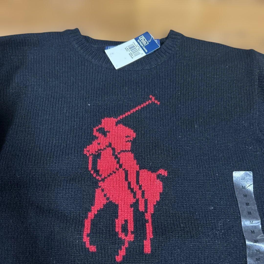 【タグ付】Polo Ralph Lauren ブラック セーター