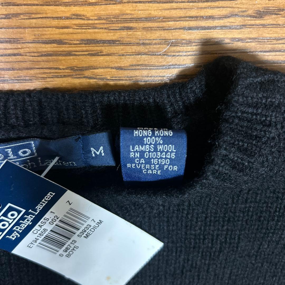【タグ付】Polo Ralph Lauren ブラック セーター