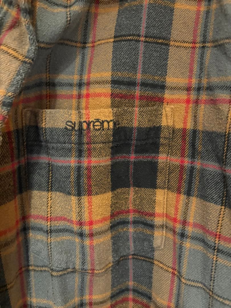 トップス supreme Plaid Flannel Shirt