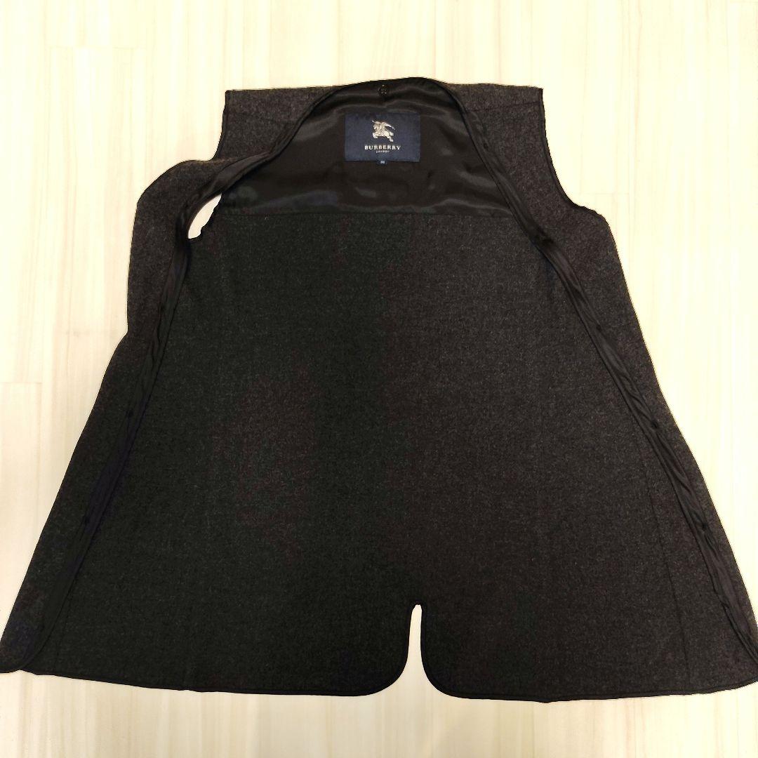 BURBERRY LONDON トレンチコートライナー付き 38 黒 着丈84㎝