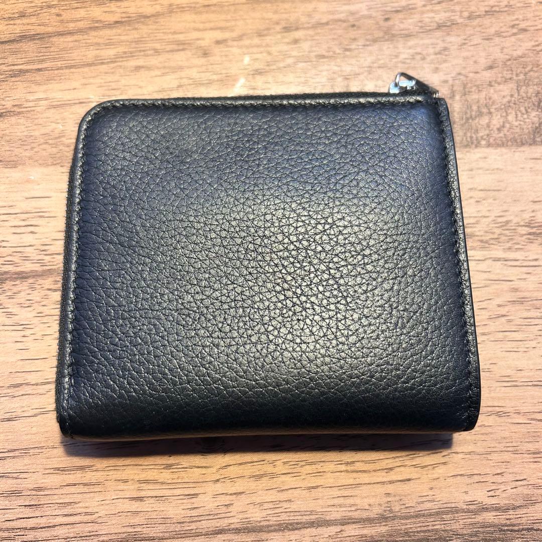 ジルサンダー　グレインレザー　クレジットカードパース　財布　ウォレット