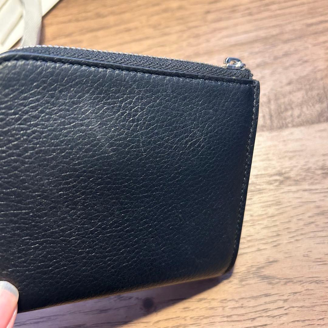 ジルサンダー　グレインレザー　クレジットカードパース　財布　ウォレット