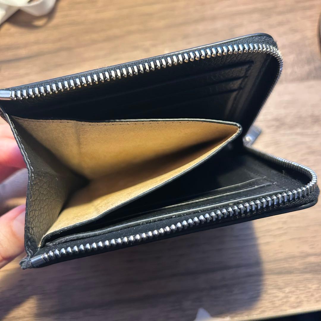 ジルサンダー　グレインレザー　クレジットカードパース　財布　ウォレット