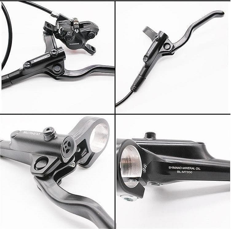 シマノMT200油圧ディスクブレーキ+RT56ローター180mm２枚セット