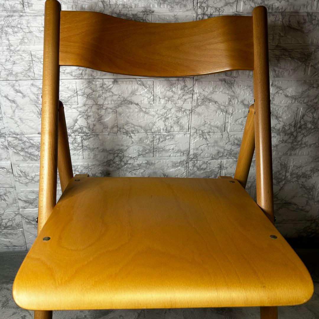 【廃盤・2脚セット】無印良品 折りたたみ椅子 パイプチェア 美品