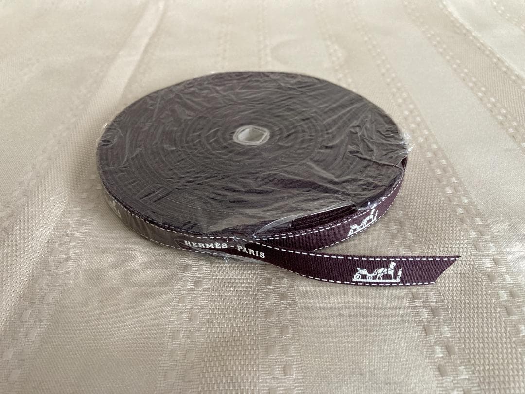 正規品 エルメス ラッピング リボン 12mm 未開封 １ロール ブランドリボン