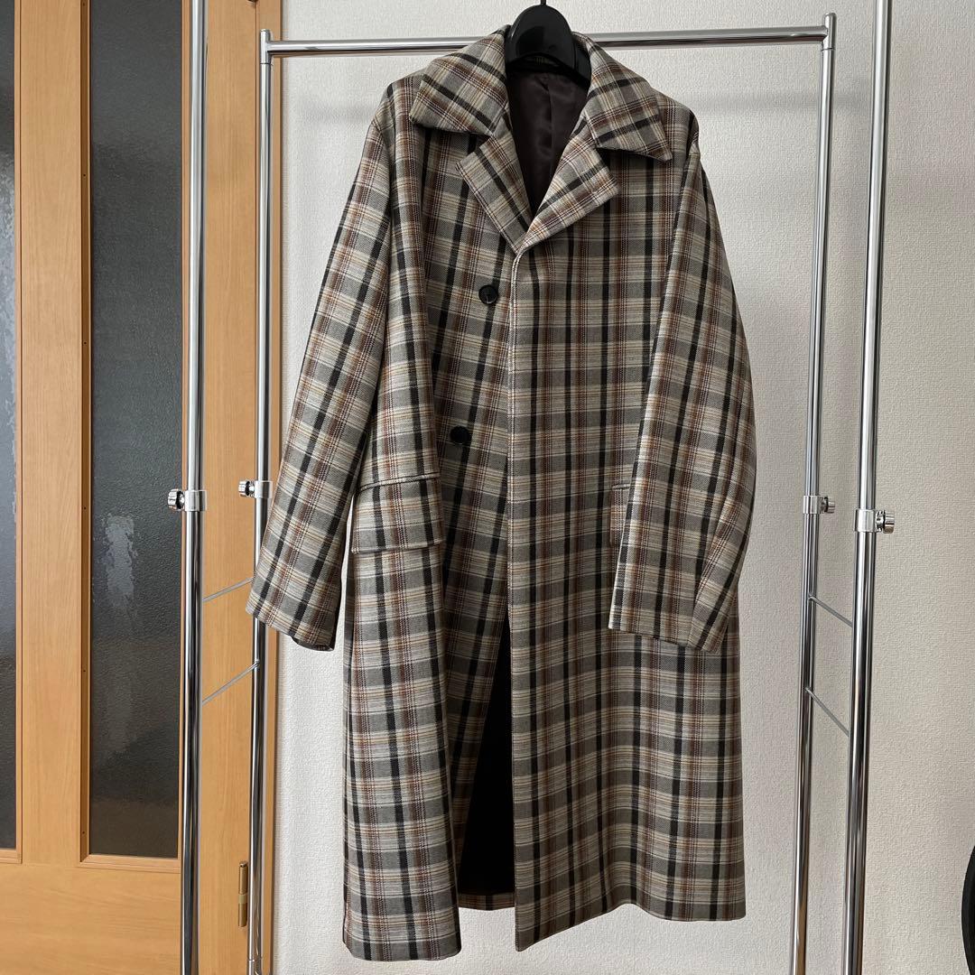 AURALEE コート チェック柄