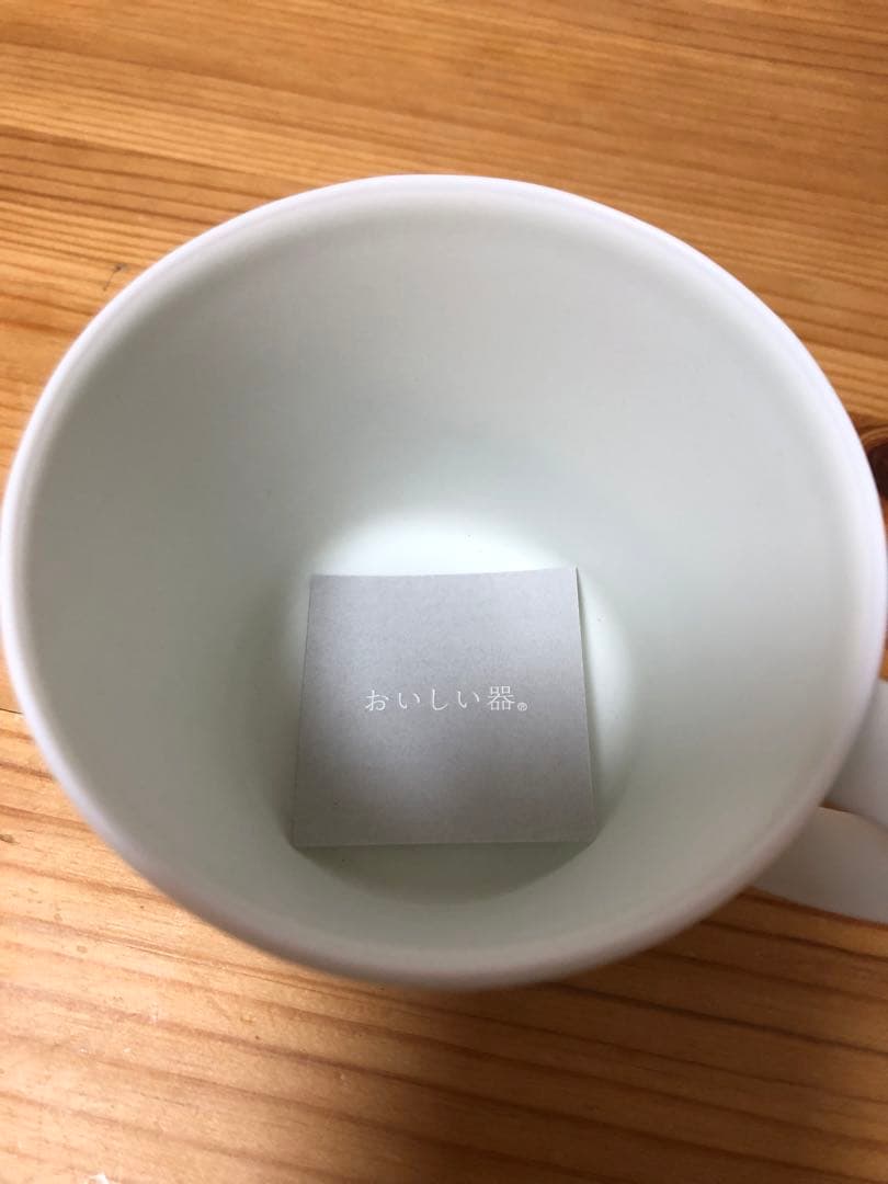 たち吉　ホワイトカップとプレートセット　おいしい食器