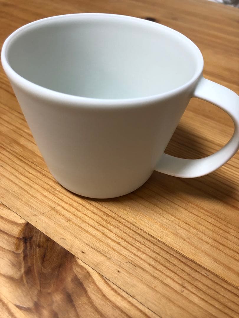 たち吉　ホワイトカップとプレートセット　おいしい食器