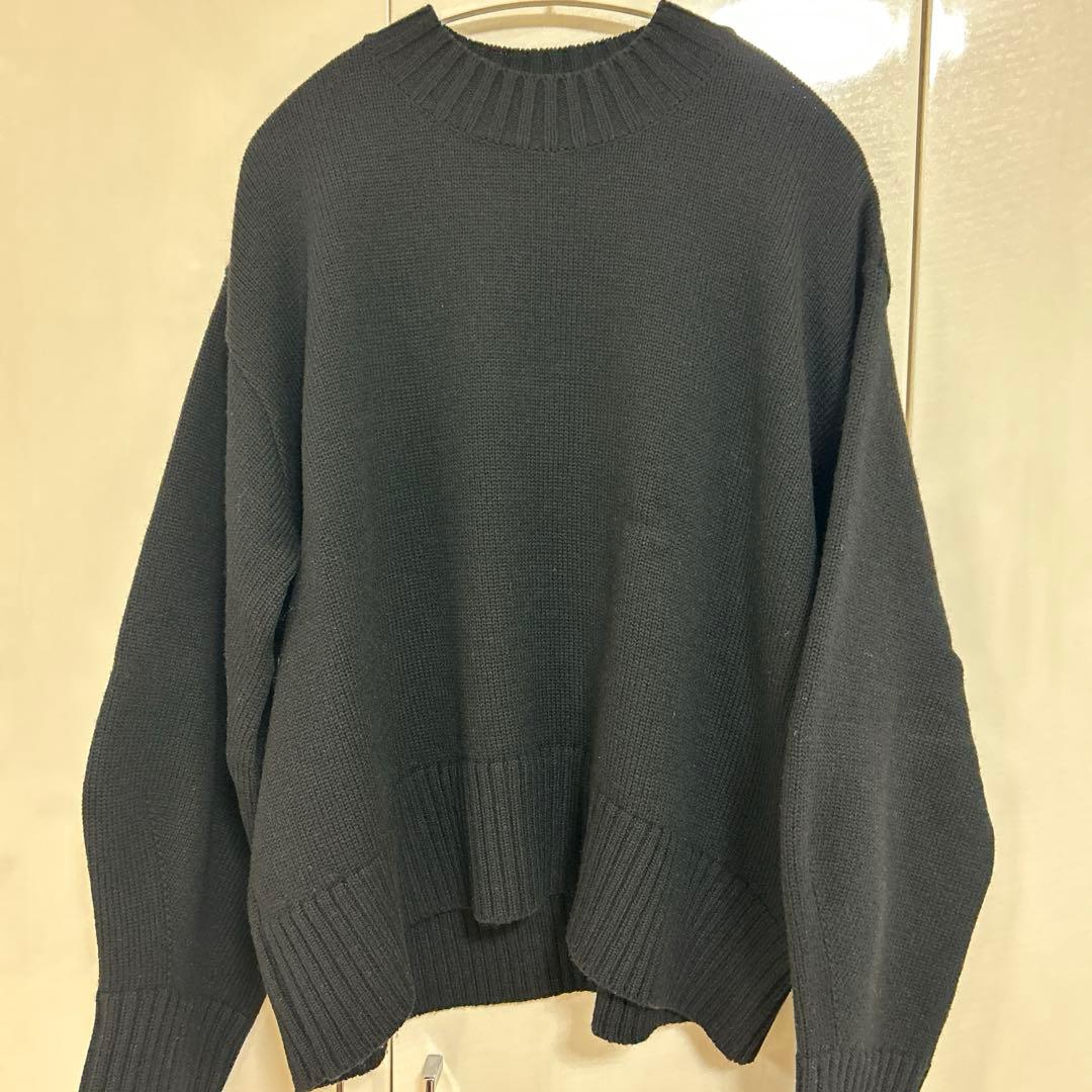 HYEON pumpkin knit／パンプキンニット ブラック