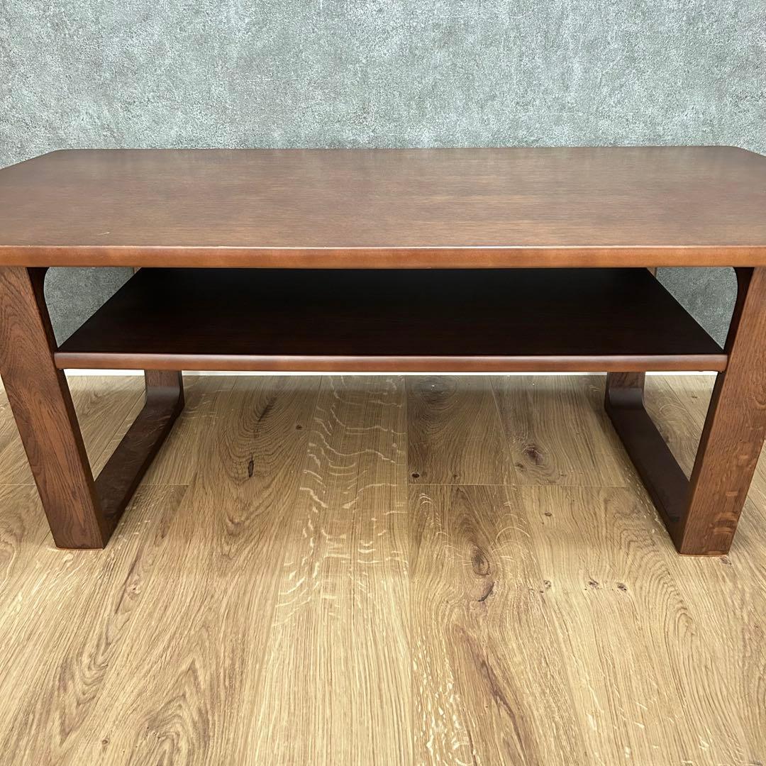 カリモク家具 chitano センターテーブル オーク材 モカブラウン 7万