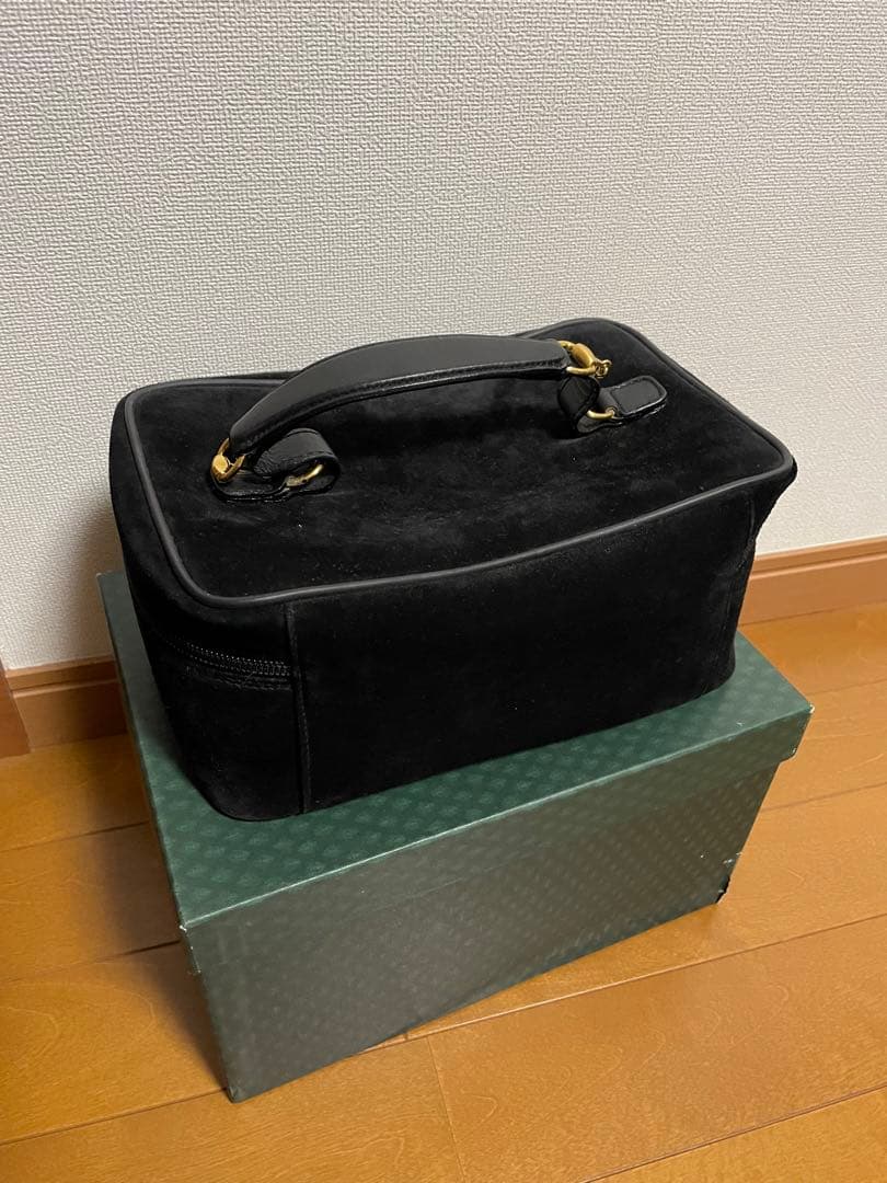 GUCCI バニティバッグ　スウェード　コスメポーチ