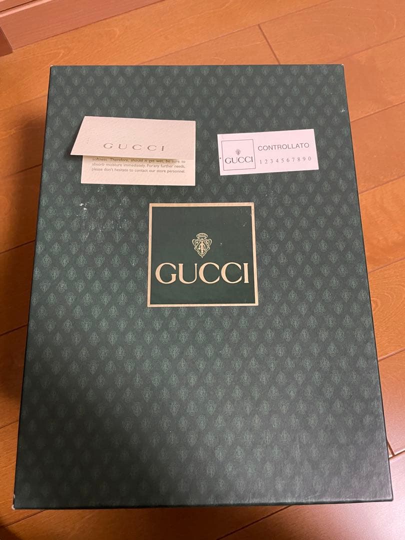 GUCCI バニティバッグ　スウェード　コスメポーチ