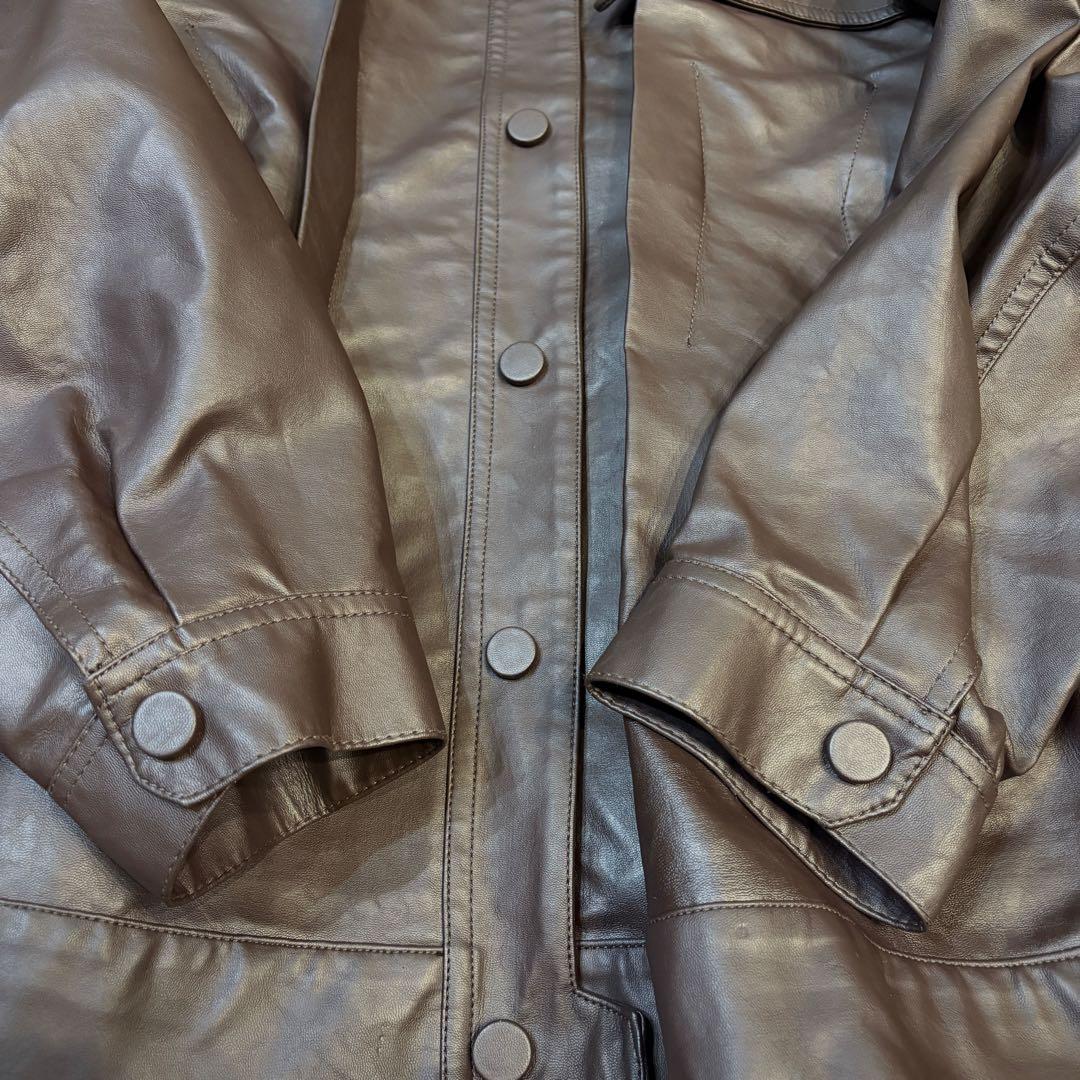 【新品タグ付き】IRENE Fur Hooded Leather Jacket
