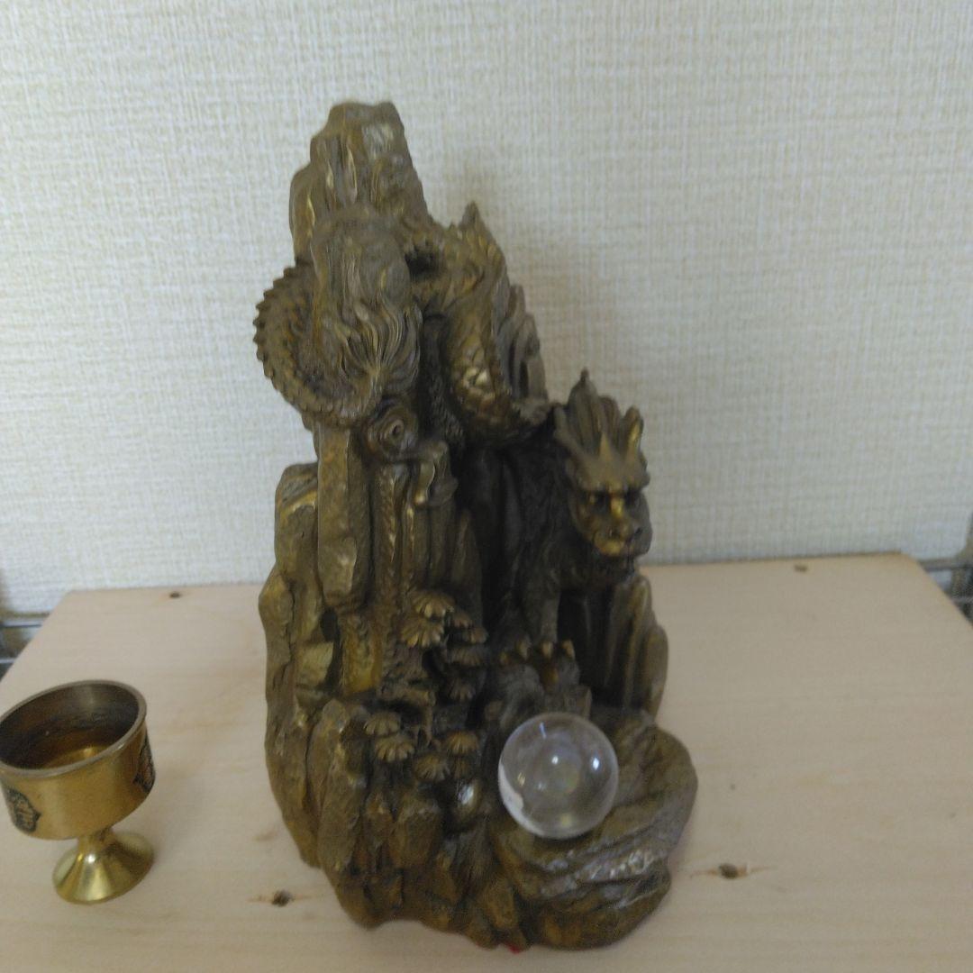 ホ*ン様 開運龍！五本爪山水龍置物　最終価格です
