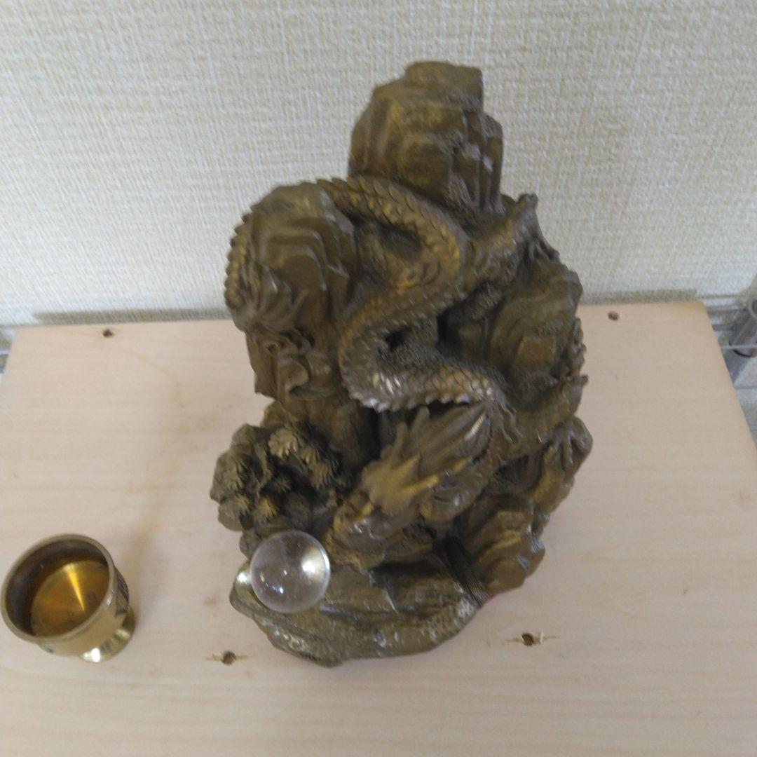 ホ*ン様 開運龍！五本爪山水龍置物　最終価格です
