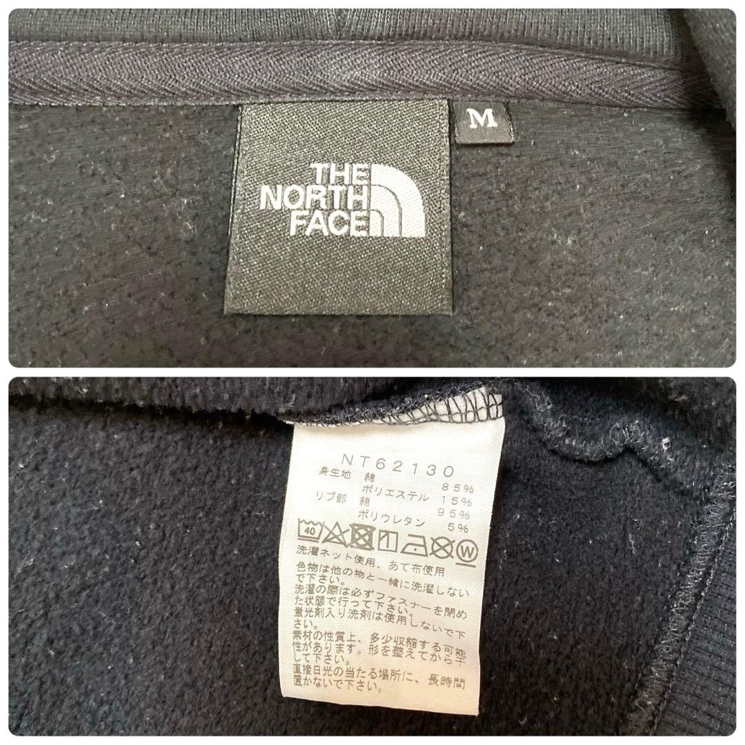 ✨良品✨ノースフェイス パーカー M ブラック リアビューフルジップフーディ