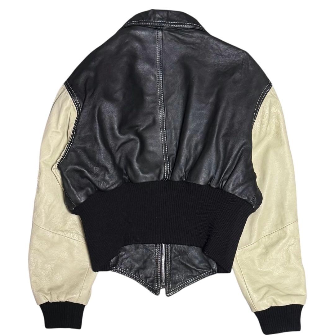 BOY LONDON 短丈 レザージャケット y2k 平成ギャル Mサイズ 黒