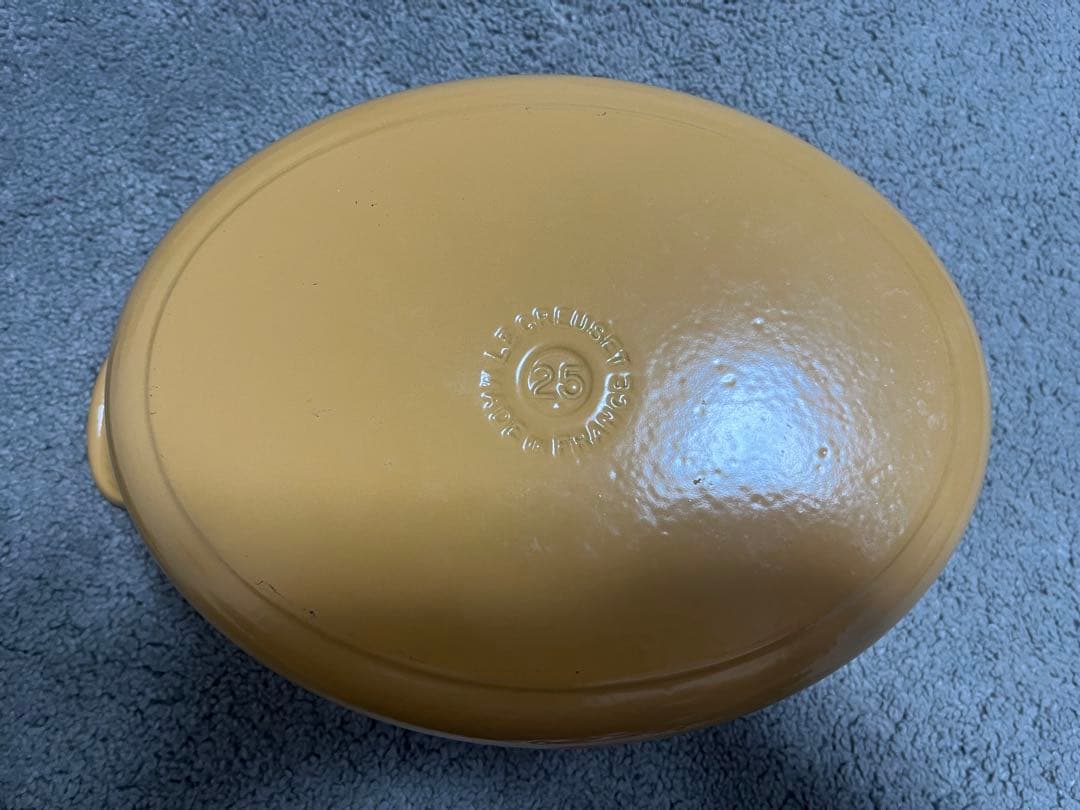 【美品】ル・クルーゼ　ココットオーバル25 鍋