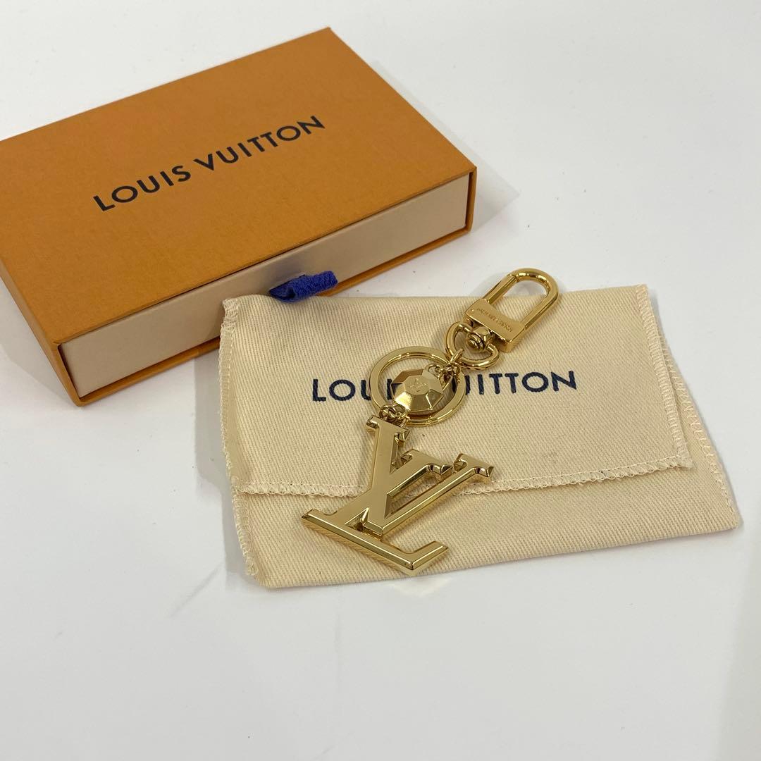 ルイヴィトン キーホルダー・LV ファセット キーリング バッグチャーム ⓪