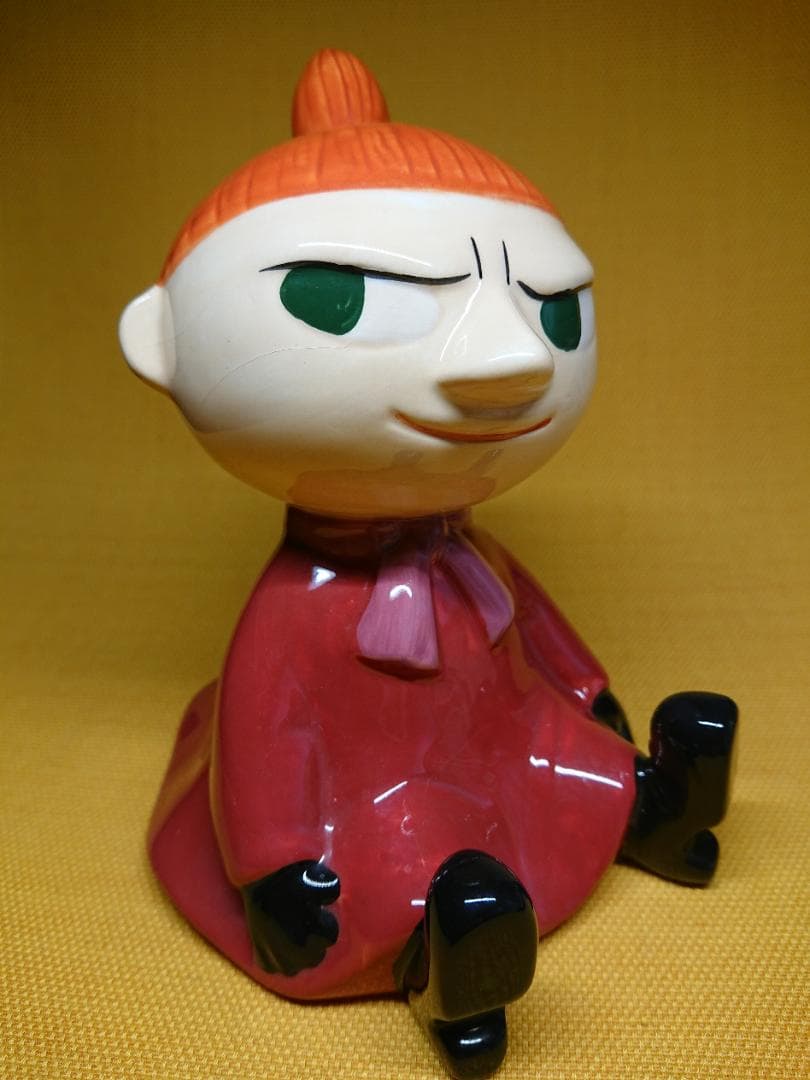 【美品】人形　ムーミン　陶器　置物　インテリア　工芸品　美術品　A1441