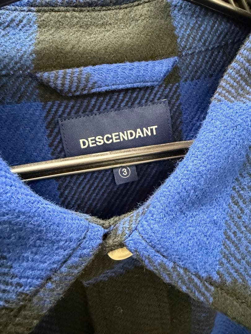 トップス 25AW DESCENDANT VANNING PLAID LS SHIRT