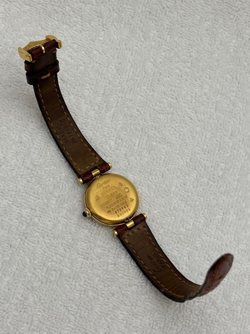 【美品】カルティエ マストヴァンドーム SM クォーツ【590004】【稼働品】