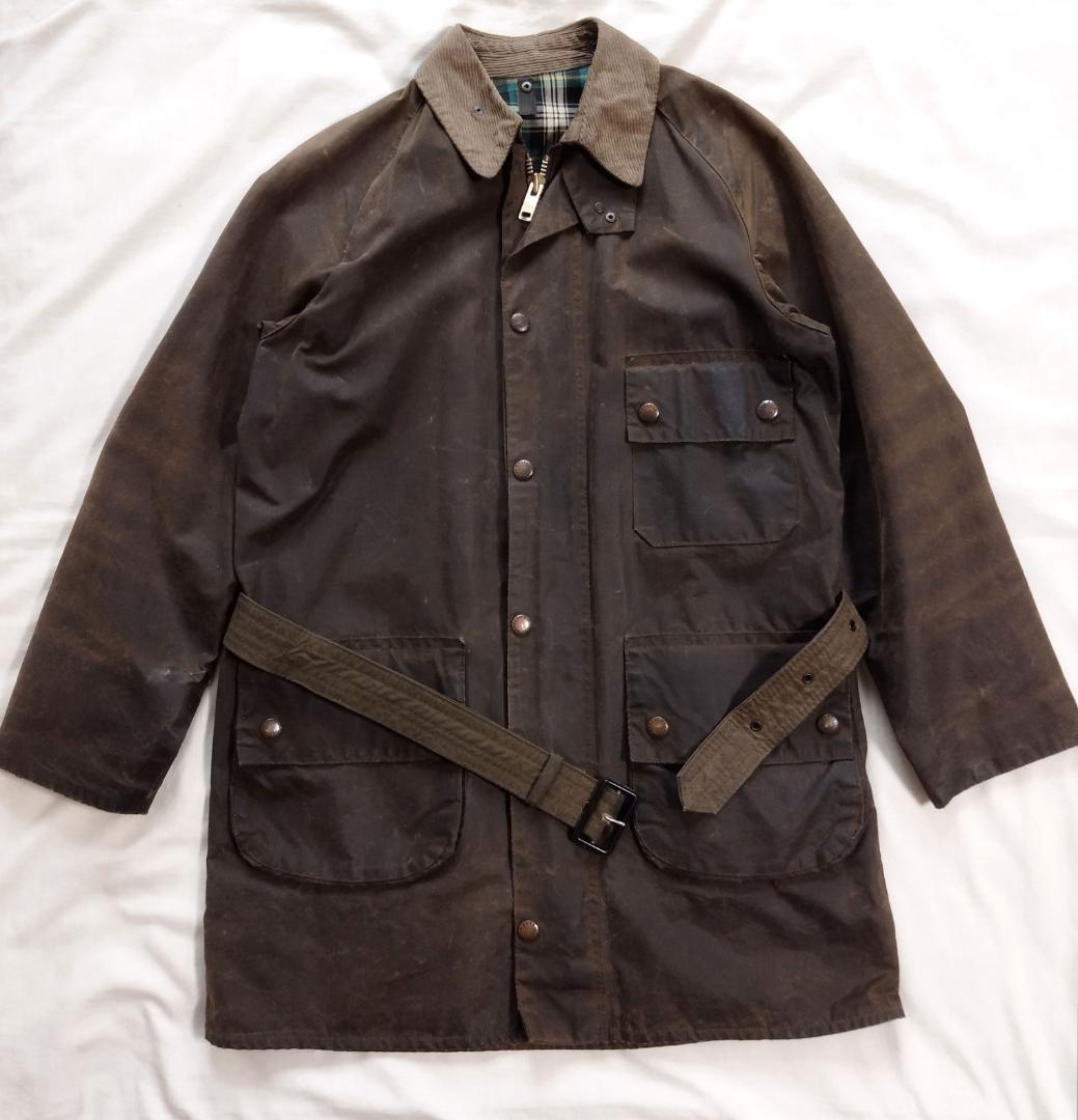 雰囲気抜群　Barbour　２ワラント　 solwayzipper　８０’ｓ
