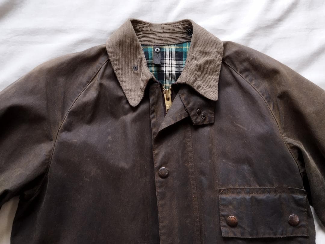 雰囲気抜群　Barbour　２ワラント　 solwayzipper　８０’ｓ